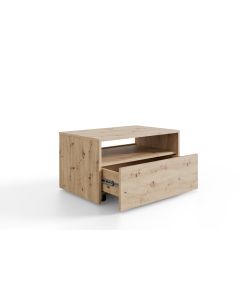 Kavos staliukas „LINO“, ąžuolo „Artisan“ dekoras