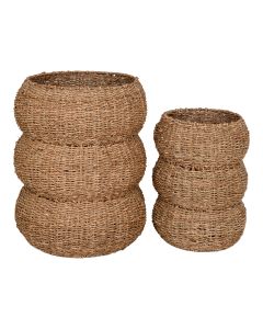 Krepšių rinkinys „Sarbas“ – natūrali