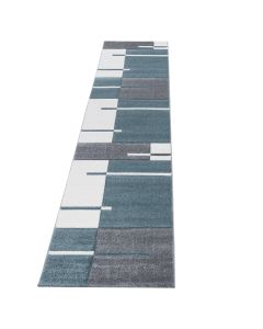 Mėlynos spalvos kiliminis takas „Harela“, 80 × 300 cm
