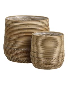 Lauko krepšių rinkinys „Moro“ – natūrali