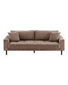 Trivietė sofa „Lido“ – ruda