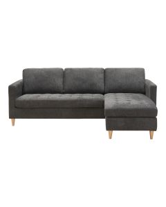 Kampinė sofa „Firenze“ – tamsiai pilka