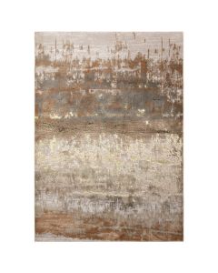 Auksinių atspalvių kilimas „Koprena“, 160 × 230 cm – vaizdas iš viršaus