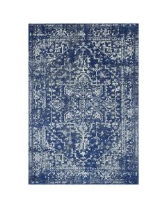 Tamsiai mėlynas kilimas „Meldora“, 160 × 230 cm – vaizdas iš viršaus