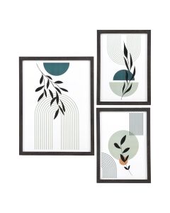 Nuotraukų rėmelių rinkinys „Aspen“ – juoda