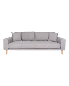 Trivietė sofa „Lido“ – šviesiai pilka