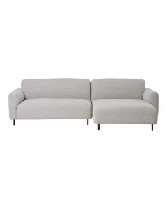 Kampinė sofa „Salvador“ – šviesiai pilka, dešinė