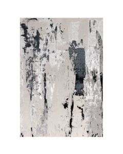 Pilkų ir sidabrinių atspalvių kilimas „Ledrava“, 200 × 290 cm – vaizdas iš viršaus
