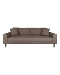 Trivietė sofa „Lido“ – ruda