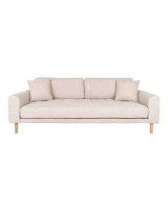 Trivietė sofa „Lido“ – smėlio