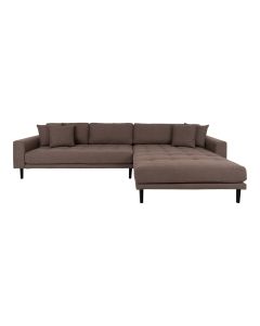 Kampinė sofa „Lido“ – ruda, dešinė