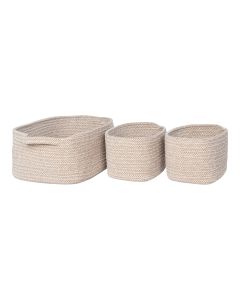 Krepšių rinkinys „Teixo“ – smėlio