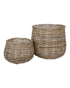 Lauko krepšių rinkinys „Pulo“ – natūrali