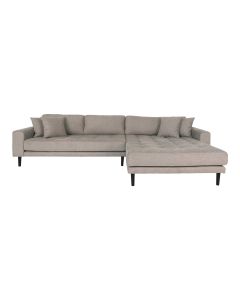 Kampinė sofa „Lido“ – akmens, dešinė