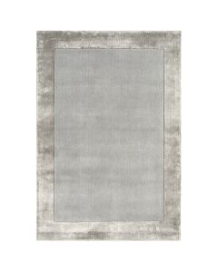 Sidabrinis kilimas „Arelva“, 160 × 230 cm – vaizdas iš viršaus