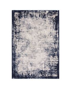Tamsiai mėlynas kilimas „Melsvara“, 160 × 230 cm – vaizdas iš viršaus