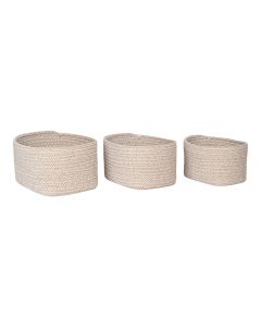 Krepšių rinkinys „Cadima“ – smėlio
