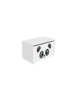 Žaislų dėžė „DARIA“, „Panda“, balta