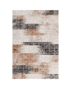Terakotos spalvos kilimas „Rudvera“, 120 × 170 cm – vaizdas iš viršaus