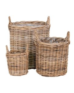 Lauko krepšių rinkinys „Sema“ – natūrali