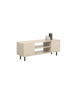 TV spintelė „FOCUS“, 155 cm, juodos kojelės, kašmyro