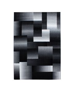 Juodos spalvos kilimas „Periva“, 160 × 230 cm