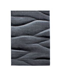 Juodos spalvos kilimas „Neriva“, 120 × 170 cm