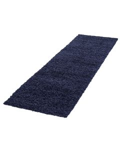 Tamsiai mėlynos spalvos kiliminis takas „Liora“, 80 × 250 cm