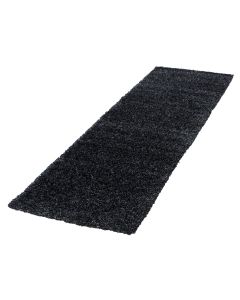 Antracito spalvos kiliminis takas „Liora“, 80 × 250 cm