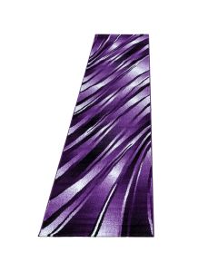 Violetinės spalvos kiliminis takas „Porela“, 80 × 300 cm