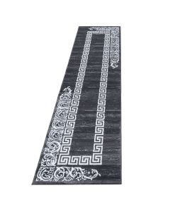 Pilkos spalvos kiliminis takas „Porena“, 80 × 300 cm