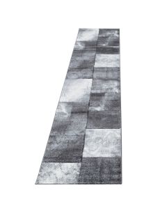 Pilkos spalvos kiliminis takas „Havena“, 80 × 300 cm