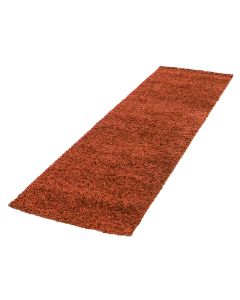 Terakotos spalvos kiliminis takas „Liora“, 80 × 250 cm