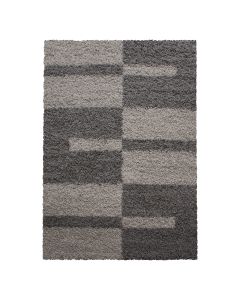Pilkai rusvos spalvos ilgo plauko kilimas „Galva“, 100 × 200 cm