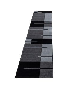 Pilkos spalvos kiliminis takas „Harela“, 80 × 300 cm