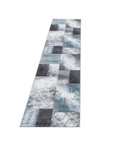 Mėlynos spalvos kiliminis takas „Havena“, 80 × 300 cm