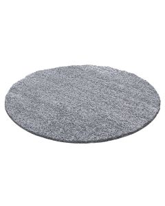 Šviesiai pilkos spalvos apvalus kilimas „Liora“, Ø 120 cm