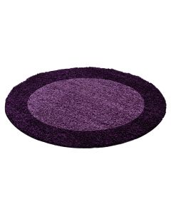 Violetinės spalvos apvalus kilimas „Luvia“, Ø 160 cm