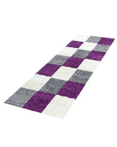 Violetinės spalvos kiliminis takas „Livana“, 80 × 250 cm