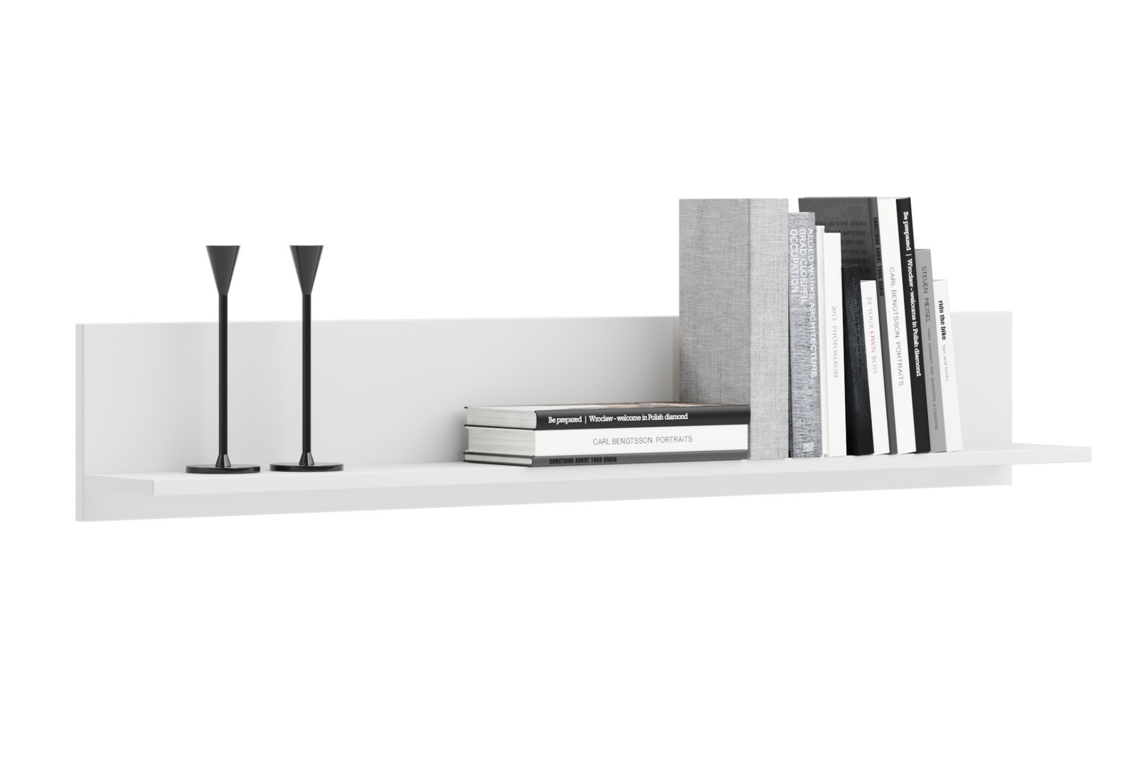 Lentyna SHELF 100 cm, balta