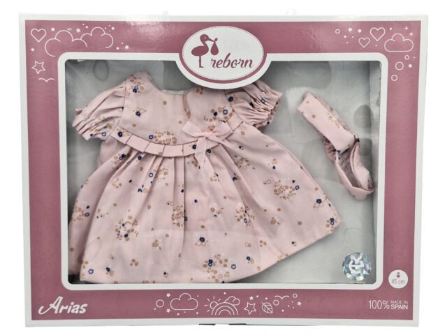 Arias lėlės kūdikio rūbeliai, 45 cm