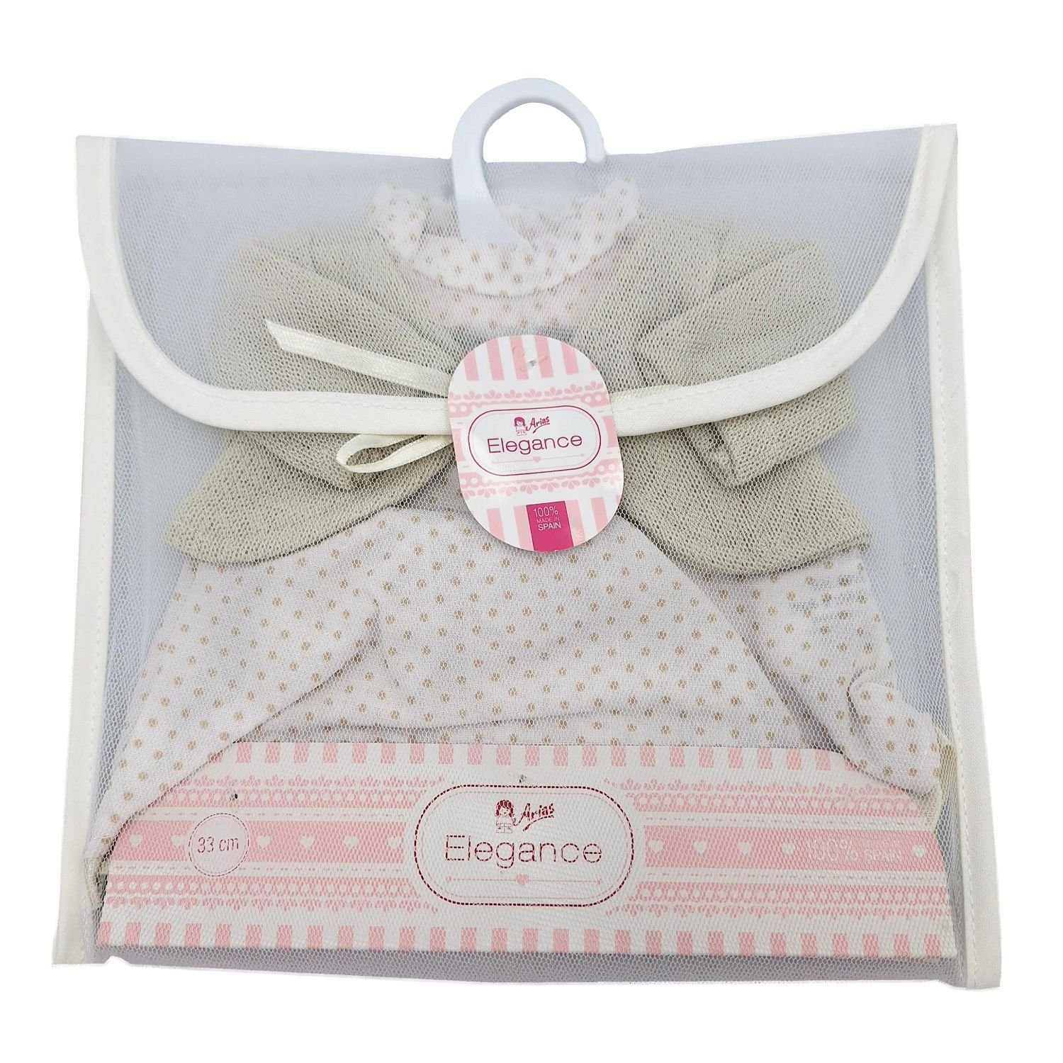 Arias lėlės kūdikio rūbeliai, 33 cm