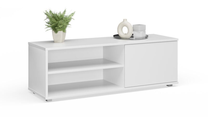 Balta TV spintelė VIVA 110 cm