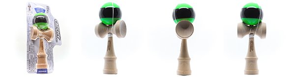Kendama žaislas, medinis/žalias - Image 3