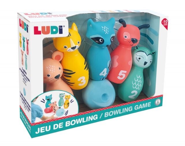 LUDI boulingo žaidimas Miško gyvūnai