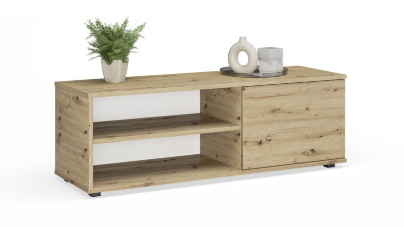 TV spintelė VIVA 110 cm, ąžuolo spalvos