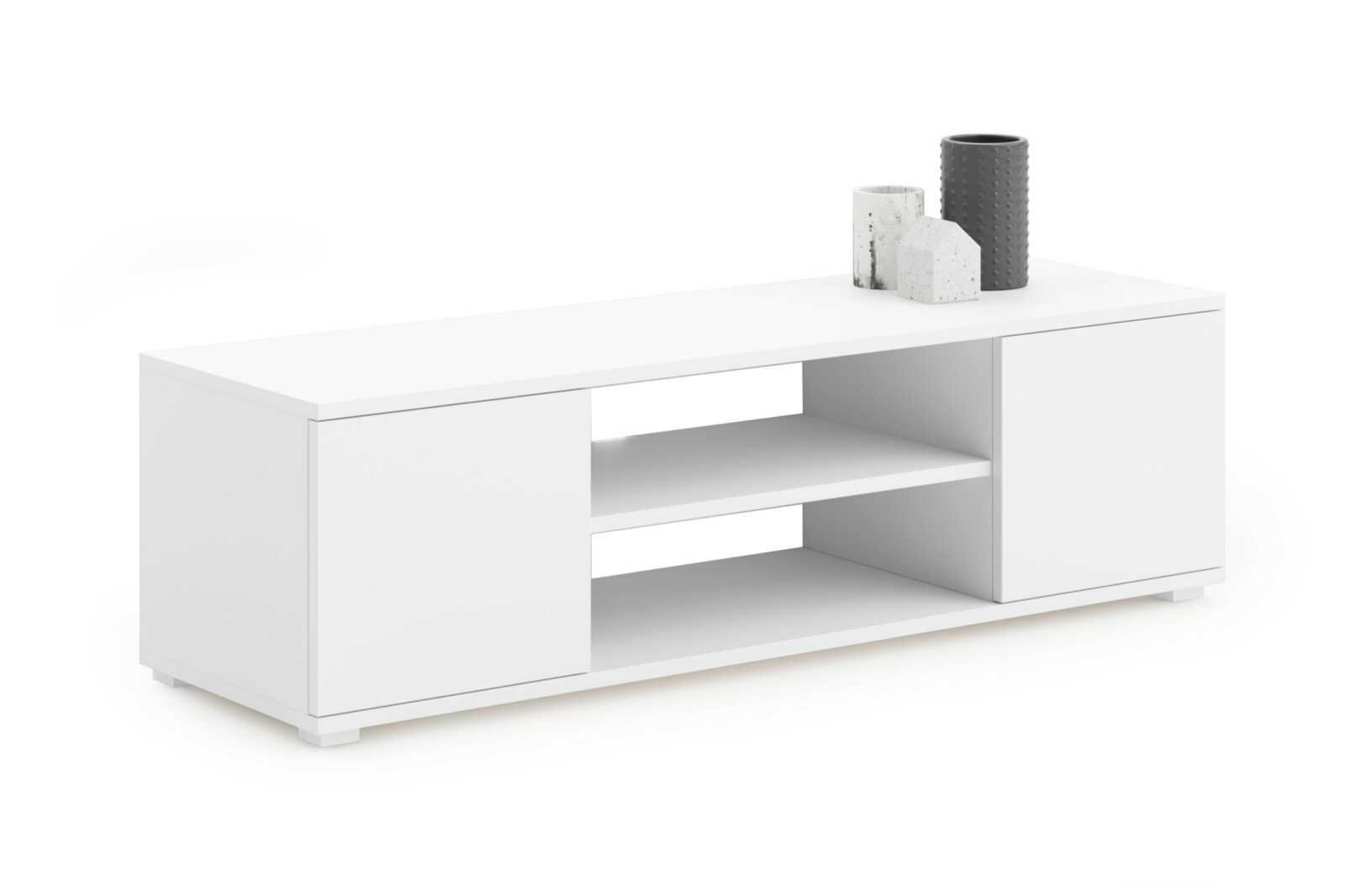 Balta TV spintelė FOCUS 155 cm